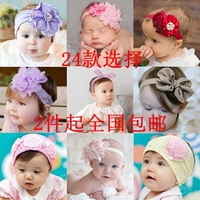 韩国女婴儿童发饰兔耳朵头带宝宝发带欧美时尚发夹幼儿发箍头花