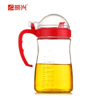振兴 550ml玻璃时尚防尘防漏酱油瓶 厨房专用液体调料瓶