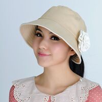 可调韩版夏天女士遮阳帽子防紫外线凉帽大沿防晒帽时尚太阳帽