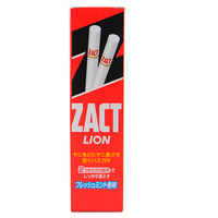 日本LION 狮王ZACT牙膏特效去烟渍牙渍 美白牙齿 除口臭 薄荷150g