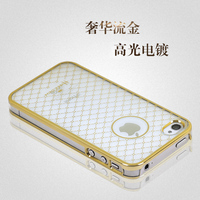 iPhone4手机壳 苹果4s手机套 i4外壳透明 4S手机壳超薄报保护套