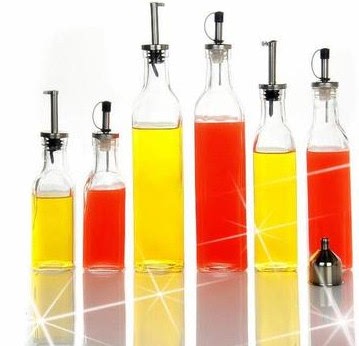 厨房用品 欧式玻璃油壶酱油醋瓶 调料瓶子调味瓶 方形防漏油