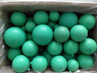 pvc塑料通球 楼房排水管道塑料通球DN50-160管道专用塑料通球包邮