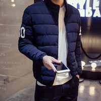 男士2015新款冬装棉衣青年修身短款潮棉袄青少年冬季棉服男装外套