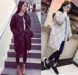 棉袄女2015冬季新款女装冬装韩版中长款加厚羽绒棉衣面包棉服外套