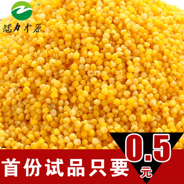 2015新农家特产陕北优质有机黄小米真空250g试吃体验装杂粮