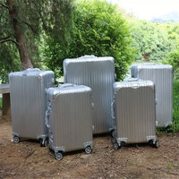 全金属全铝镁合金拉杆箱 万向轮铝框行李箱22寸
