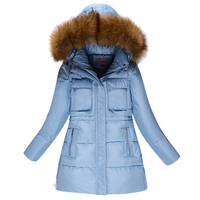 2015新款儿童羽绒服女童羽绒服中长款加厚韩版中大童装冬装外套