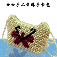 桂林旅游时尚休闲腰包民族风潮流女士包 手工工艺珠子串珠手拿包