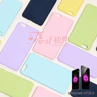 韩国时尚 简约纯色iPhone6plus 4.7/5.5/5S手机壳 手机保护套外壳