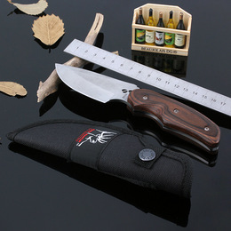 户外刀具小刀折叠刀 户外刀BUCK076 高硬度防身开刃战术军刀
