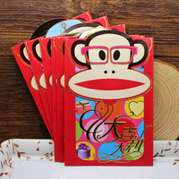 2016新年红包大嘴猴子红包袋利是封彩礼红包卡通创意节庆用品批发