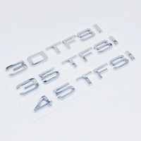 新奥迪排量标A3A4LA6L车尾排量标贴30/40/45/50TFSI英文数字车标
