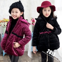 韩版童装新款2女童棉衣3中小童棉袄4金丝绒加厚棉服5女孩6外套7岁