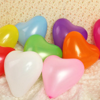 批发婚庆结婚用品气球100个装心形气球心形浪漫环保气球桃心气球