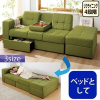 汇尚品众日式小户型沙发床储物两用可折叠转角多功能布艺沙发床