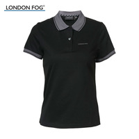 LONDON FOG/伦敦雾官方旗舰店女士单色纯棉短袖T恤衫LS10KT701