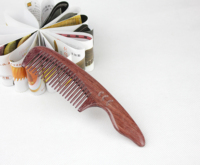 燕西原创作品 福尚紫罗兰木梳子创意圆齿根不伤发 送女友贴心礼物