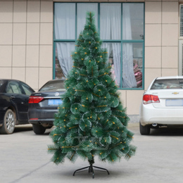 文永雪花粘白松针树1.5米/150cm豪华加密圣诞树套餐圣诞节装饰用