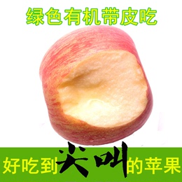 烟台苹果农家纯天然有机特产正宗栖霞脆甜红富士新鲜大果5斤包邮