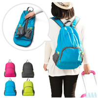 学生旅行户外可折叠双肩背包皮肤包登山收纳包防水差旅包书包包邮