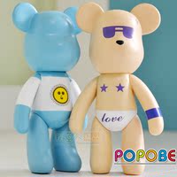 暴力熊popobe熊momo熊模型摆件人偶玩偶玩具公仔情人节礼物团购