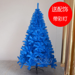 文永 1.5米蓝色圣诞树商场橱窗节日装扮 圣诞节装饰150cm圣诞树