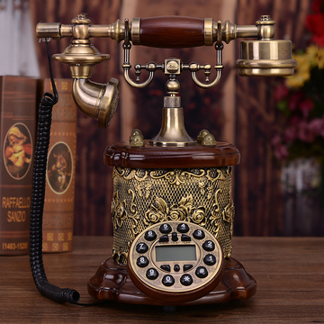 慕臻仿古电话机欧式电话机时尚美式高档固话复古家用古典创意座机