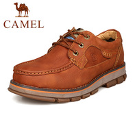 Camel 骆驼牌男鞋真皮户外鞋牛皮运动休闲鞋耐磨登山鞋男商务皮鞋