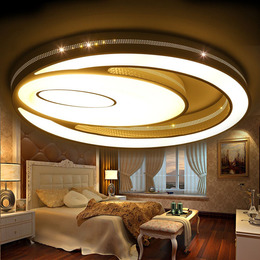 椭圆形LED吸顶灯大气客厅灯高档现代简约温馨卧室灯创意书房灯具
