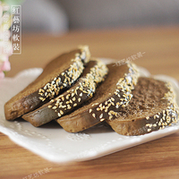 台湾高仿真蛋糕样板房装饰摆件|芝麻切片面包|咖啡仿真面包-4片入