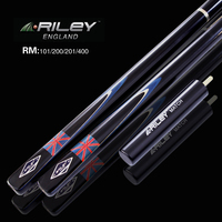 RILEY 英国瑞丽斯诺克球杆手工小头台球杆RM-400黑八16美式桌球杆