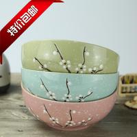 雪花瓷釉下彩日式陶瓷餐具米饭碗泡面8寸大碗家用创意汤饭碗特价