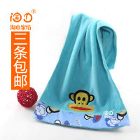 大猴子童巾巾吸水好可爱卡通图案创意礼品盒小孩毛巾手面巾童趣