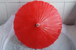古典油纸伞 古代伞 大红伞 红色油纸伞 红色伞 纯色伞 装饰伞雨伞