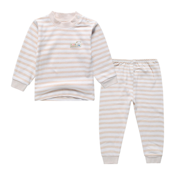 宝宝秋衣秋裤套装 0-1-3岁肩扣套头薄款婴儿儿童小孩婴儿内衣冬装