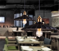 Loft现代简约北欧个性荷叶吊灯 咖啡厅吧台餐厅宜家创意铁艺吊灯