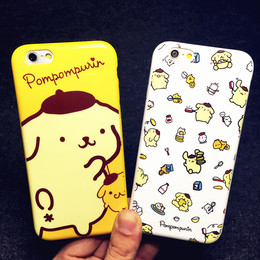 日本卡通Sanrio 三丽鸥iPhone6 Plus 布丁狗硅胶手机保护套软壳