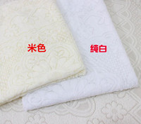 米色纯白蕾丝沙发垫沙发巾棉麻特价欧式靠背巾扶手巾田园沙发盖布