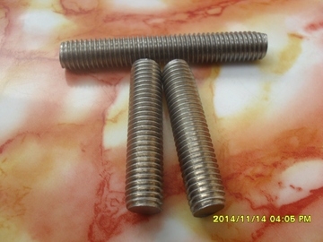 304不锈钢 牙条 全螺纹牙棒 通丝 螺杆 丝杆M10*40-200长度可切割