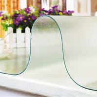 进口磨砂PVC软胶板透明水晶板书桌面茶几胶垫软质玻璃布餐台面