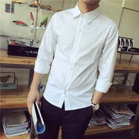 【FKGD大赖】简约 港风 休闲 学院 白衬衫 版型超赞 长袖 男