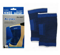 蓝色涤纶护膝 针织护膝 运动护膝 保暖护膝