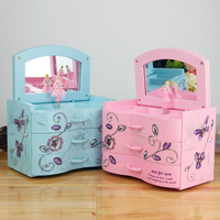 首饰音乐盒旋转芭蕾女孩儿童玩具小礼品化妆盒送小孩闺蜜生日礼物