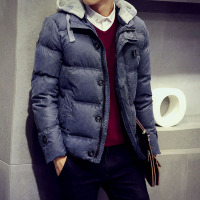 2015男士羽绒服 男装韩版修身 青年加厚短款冬季冬装外套男版潮