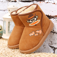 2015冬季新款低筒韩版童鞋宝宝鞋防滑卡通儿童雪地靴保嗳鞋包邮