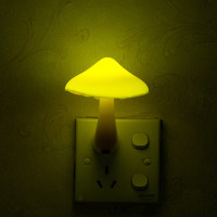 感光LED小夜灯家居光控婴儿喂奶LED节能小夜灯床头卧室灯小蘑菇灯