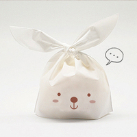 瓷不语/兔耳朵袋 zakka超萌小兔子绑耳朵送礼袋 可爱小饰品包装袋