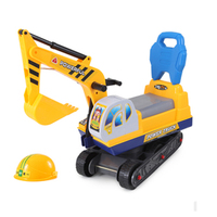 儿童玩具车挖掘机挖土机工程车可坐学步车踏行童车生日礼物促销