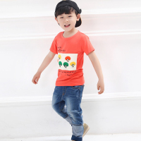 2015夏季童装韩版新款儿童短袖T恤男童女童纯棉卡通短袖t恤上衣